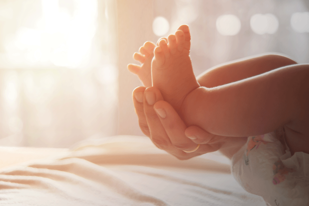 Newborn feet